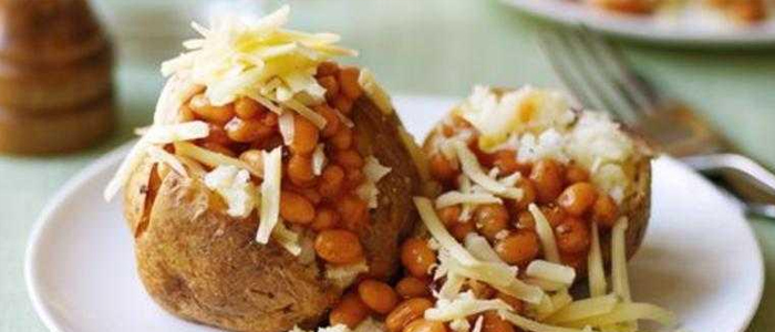 Beans Baked Potato 